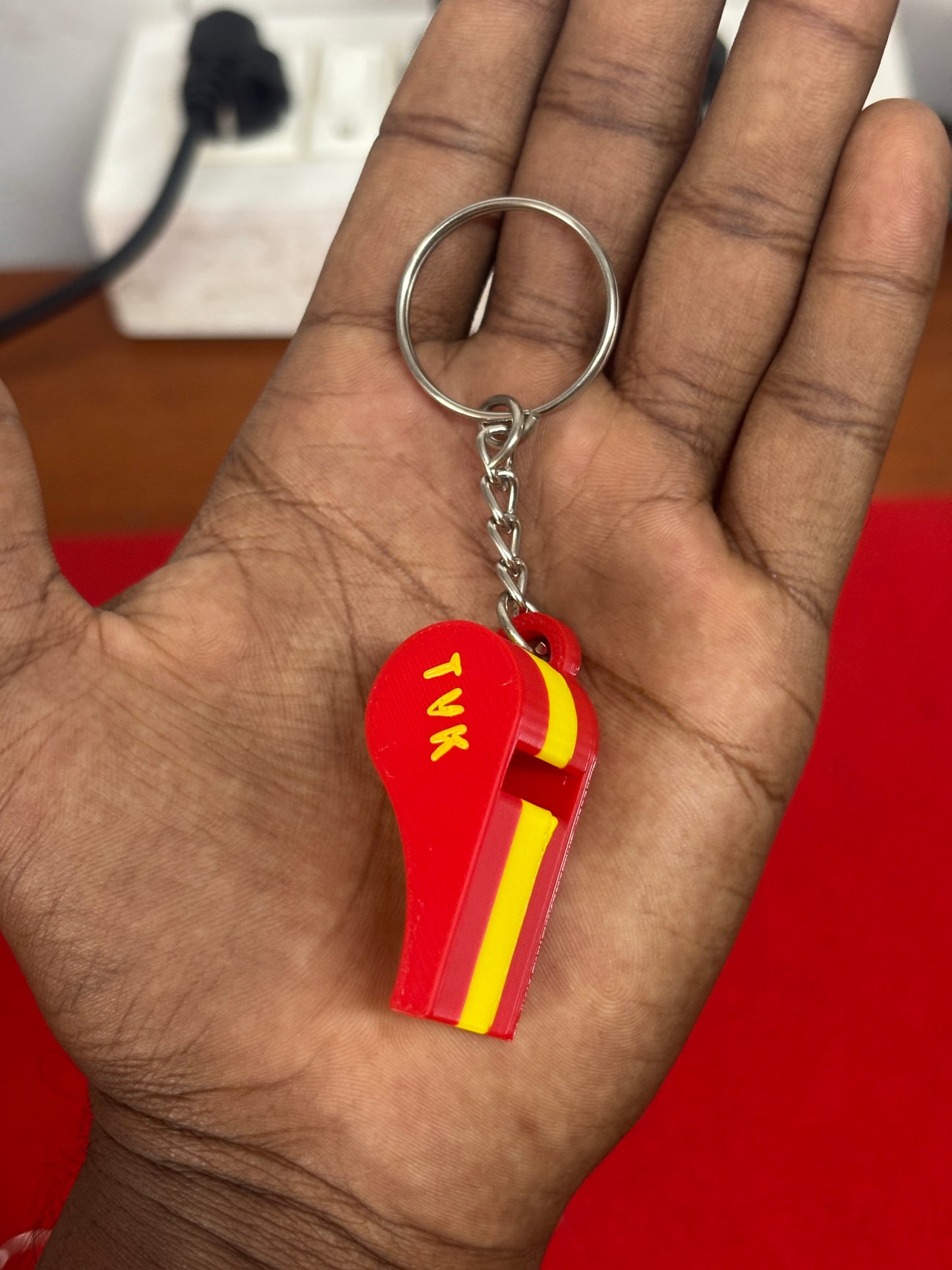 TVK Whistle Keychain