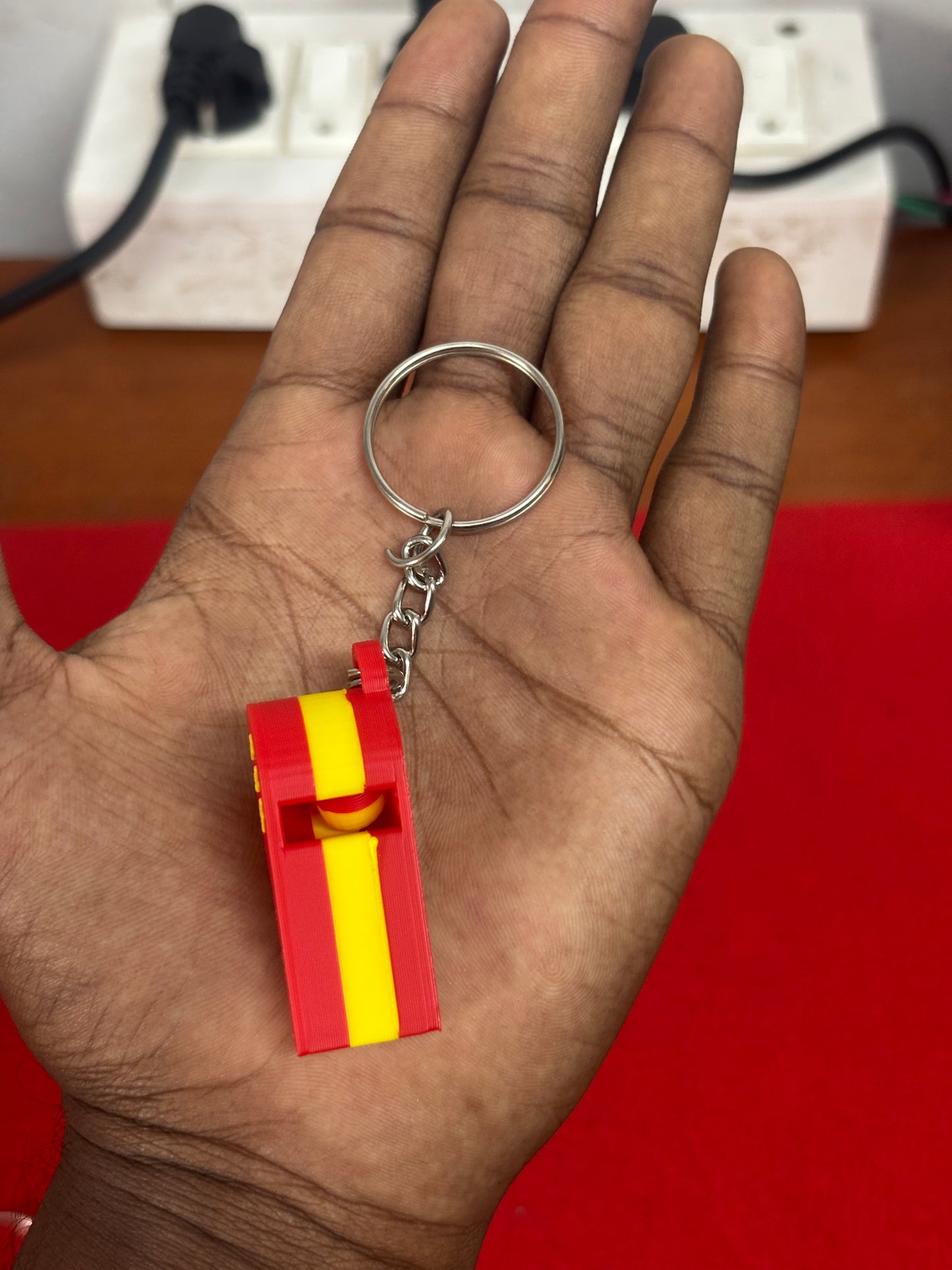TVK Whistle Keychain