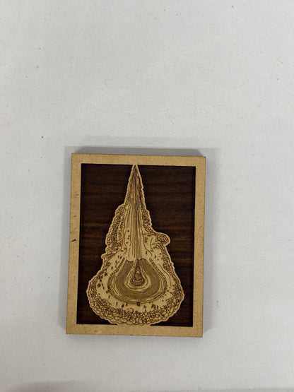 MDF Fridge Magnet – Traditional Laser-Cut Wooden Art