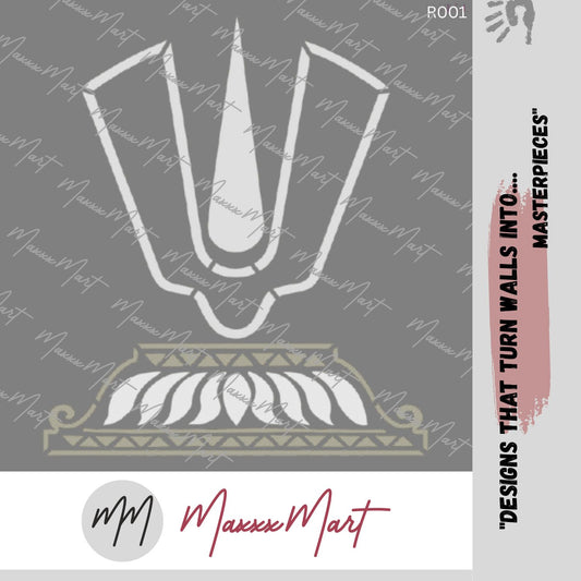 Maxxxmart Wall Stencils   – Divine Wall Stencil Collection (Inches)