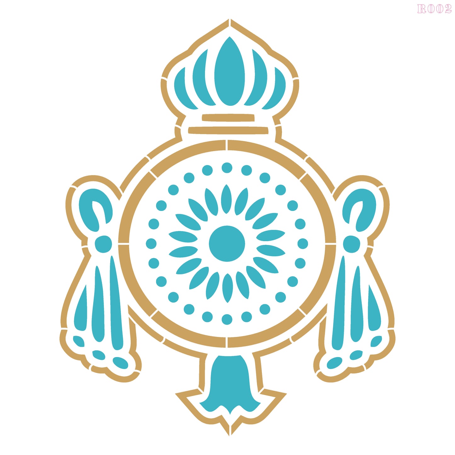 Maxxxmart Wall Stencils   – Divine Wall Stencil Collection (Inches)