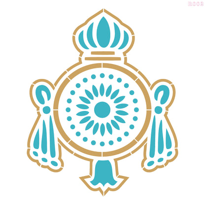 Maxxxmart Wall Stencils   – Divine Wall Stencil Collection (Inches)