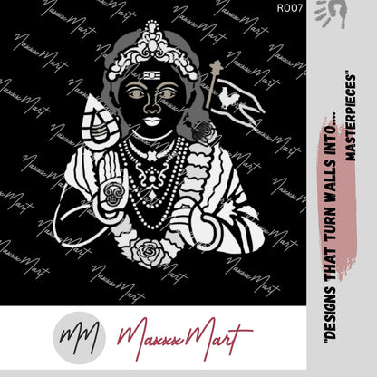 Maxxxmart Goddess Murugan Stencil – Divine Spiritual Design