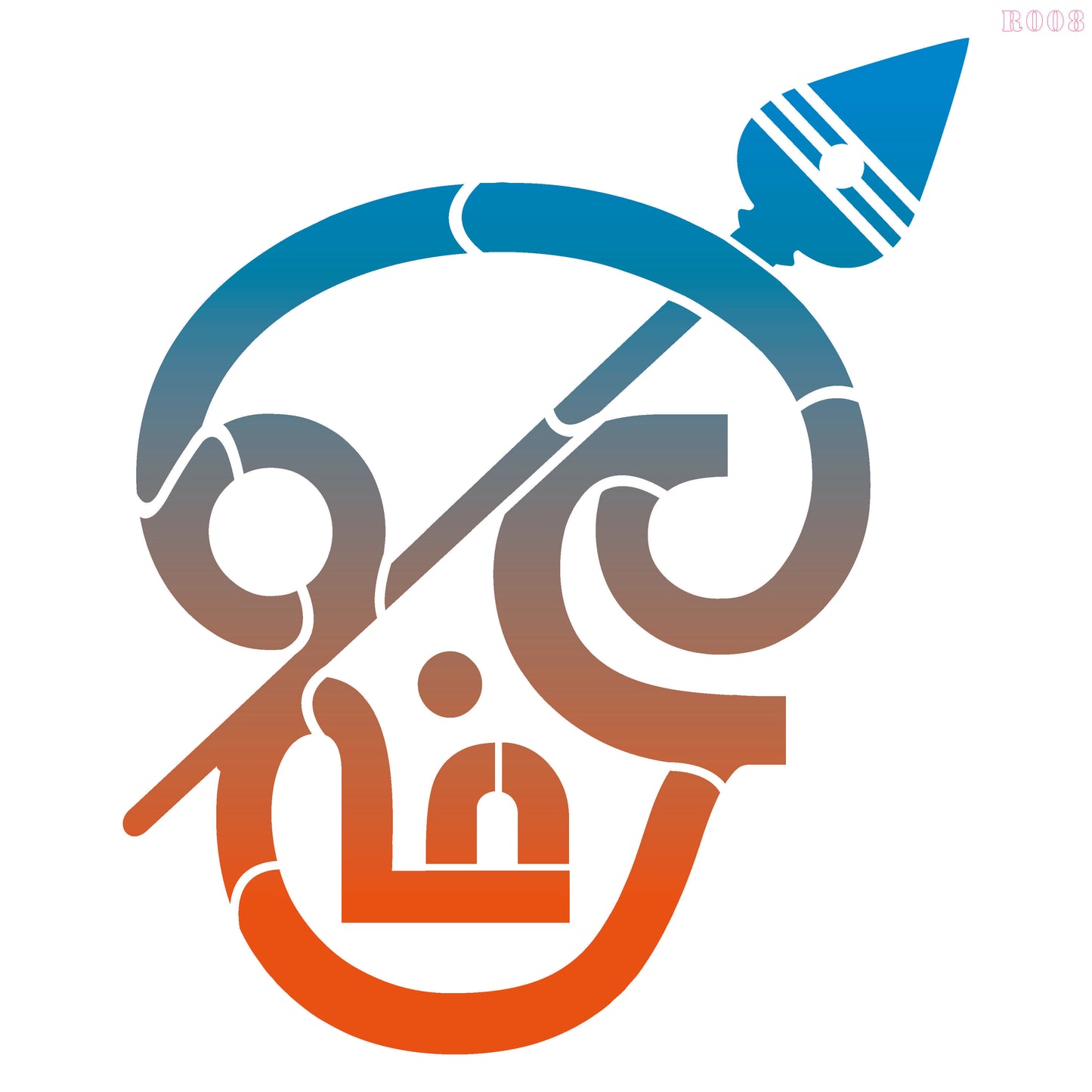 Maxxxmart Goddess OM Stencil – Divine Spiritual Design