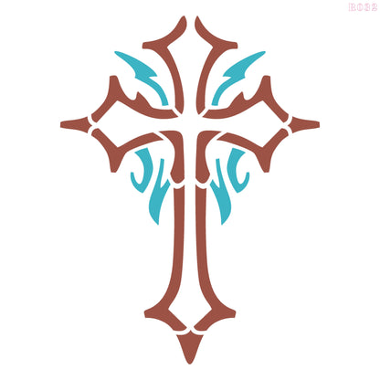 Maxxxmart - Multiple design Jesus wall stencil (Inches)