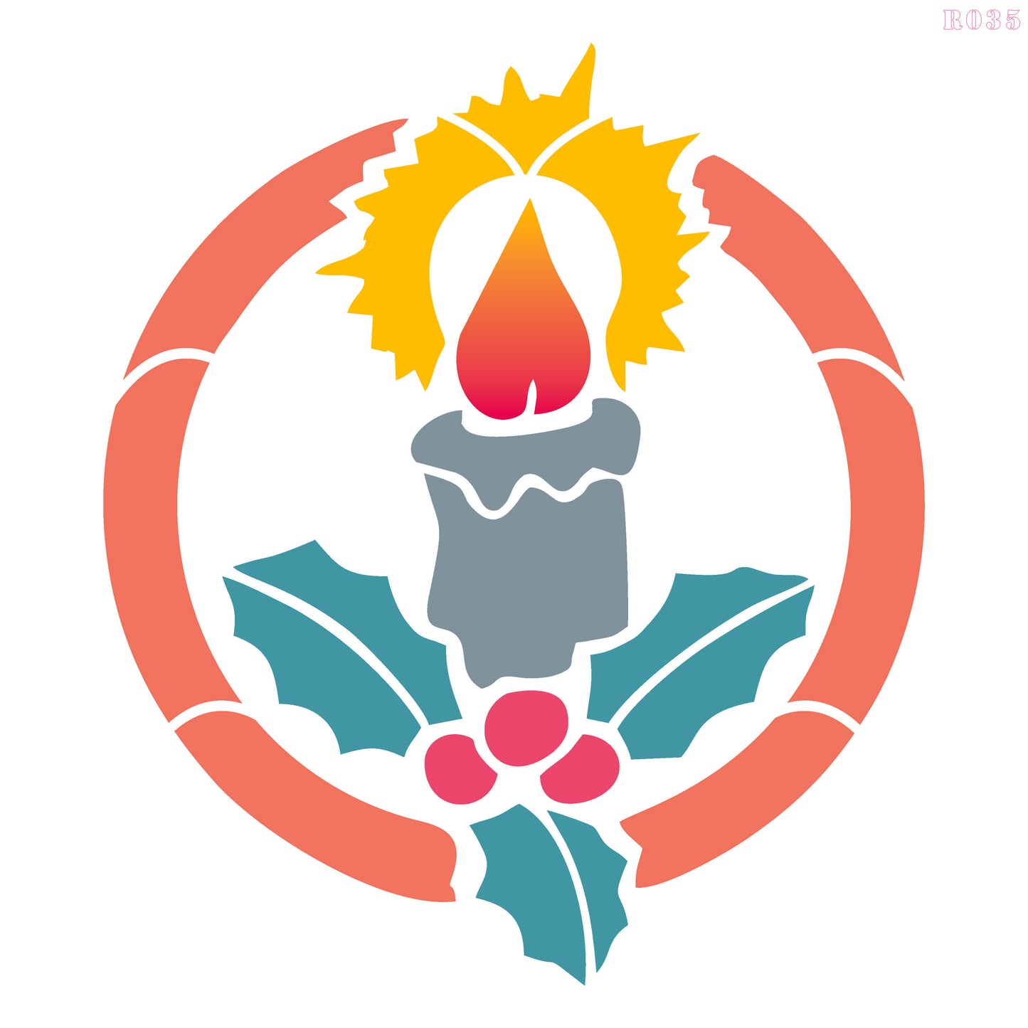 Maxxxmart - Multiple design Jesus wall stencil (Inches)