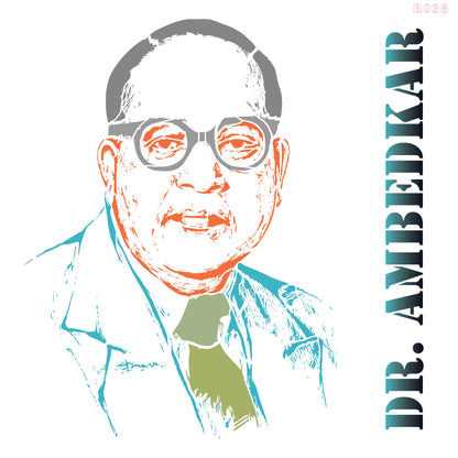 Maxxxmart - Dr.Ambedkar wall stencil (Inches)