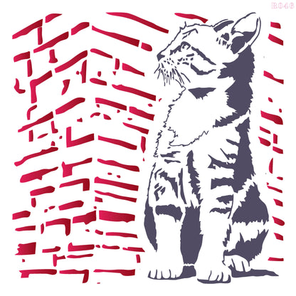 Maxxxmart - Cat and Horse Stencil (Inches)