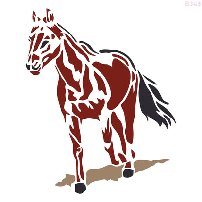 Maxxxmart - Cat and Horse Stencil (Inches)