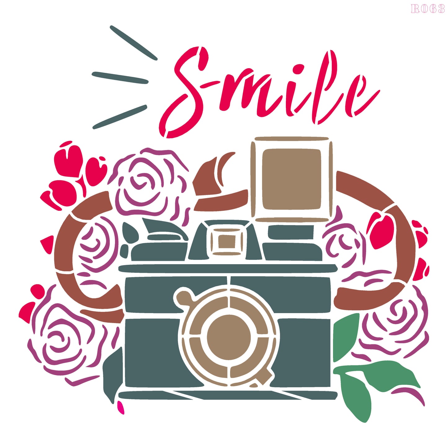 Maxxxmart Smile & Shoot Stencil