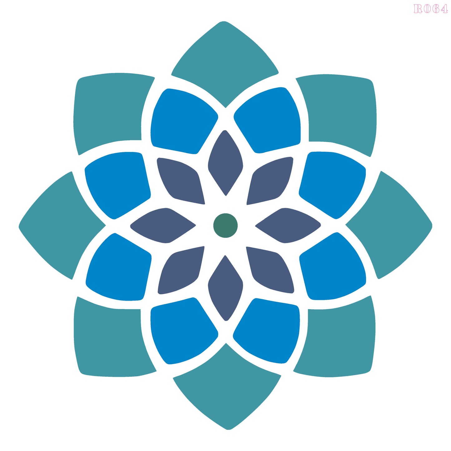 Maxxxmart-Radial Bloom Mandala (Inches)