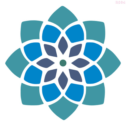 Maxxxmart-Radial Bloom Mandala (Inches)