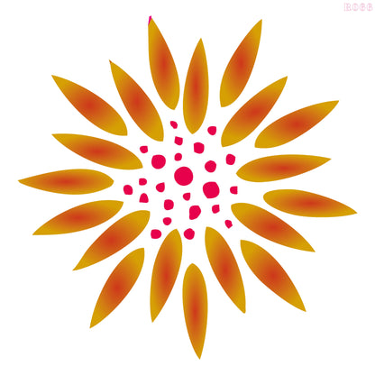 Maxxxmart - Vortex Petals Design Mandala-2 (Inches)
