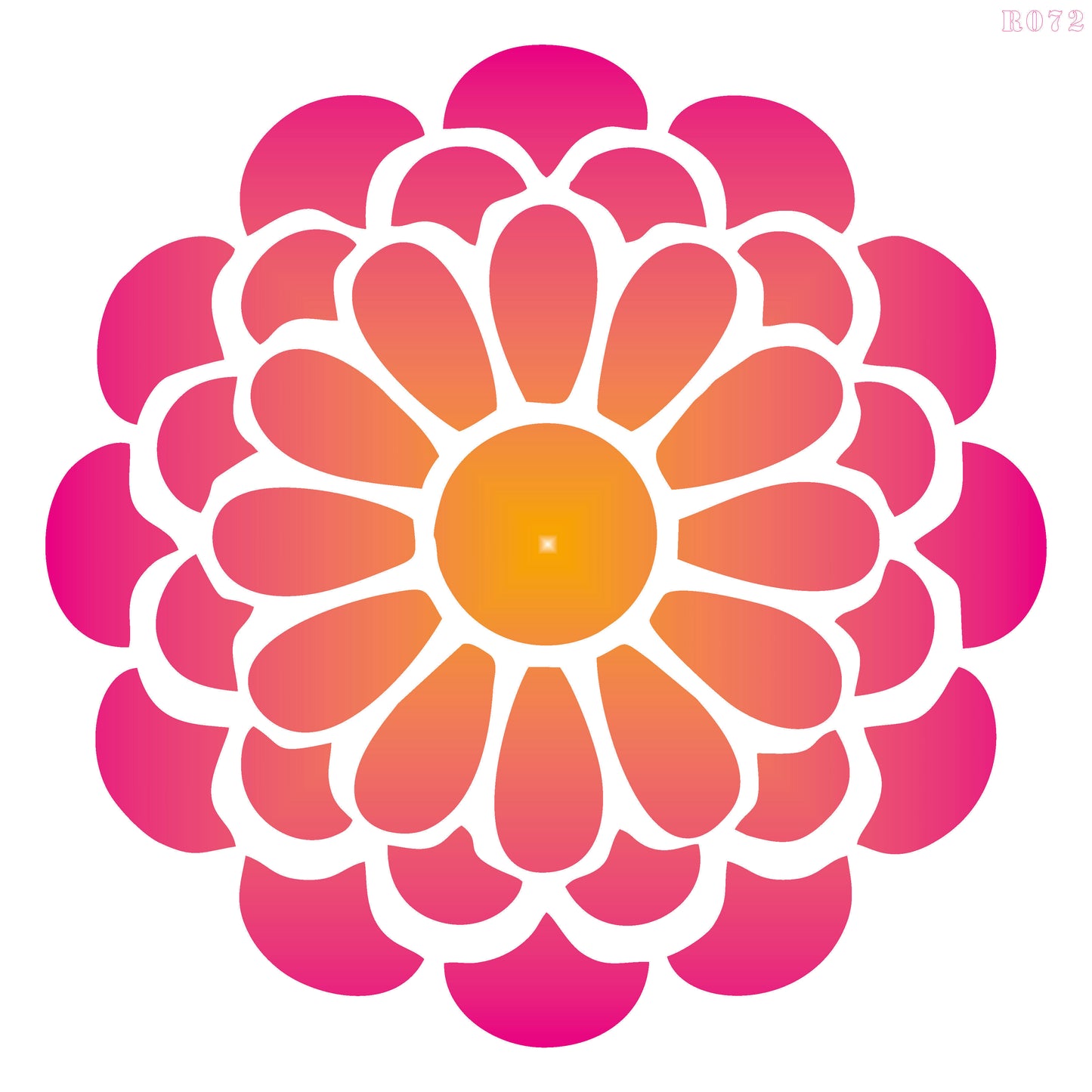 Maxxxmart - Vortex Petals Design Mandala-1 (Inches)