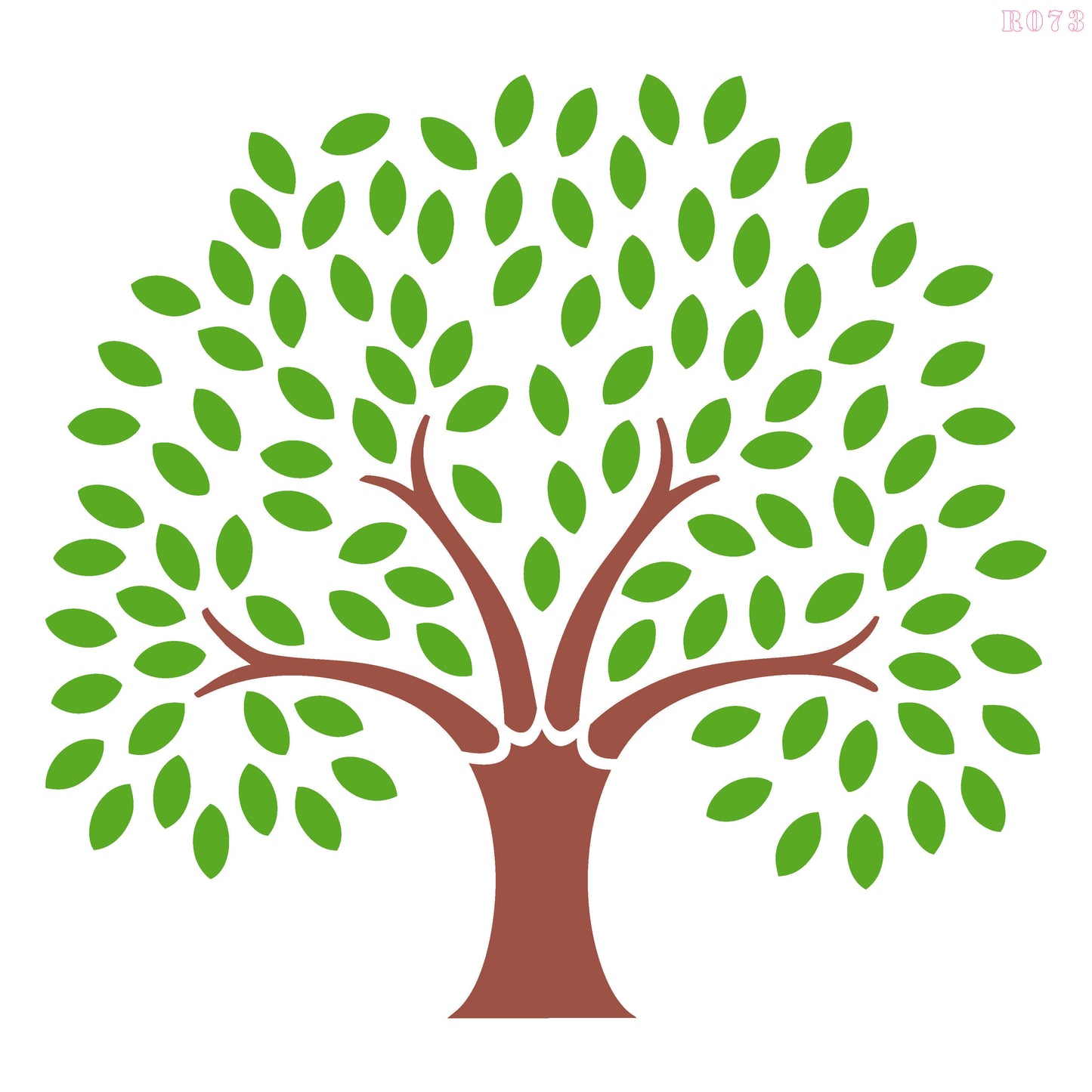 MaxxxMart - Tree wall stencil-1 (Inches)