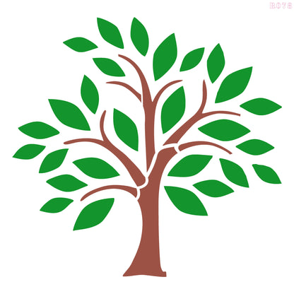 MaxxxMart - Tree wall stencil-1 (Inches)