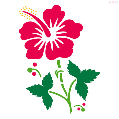 MaxxxMart - Flowers Wall Stencils-1 (Inches)