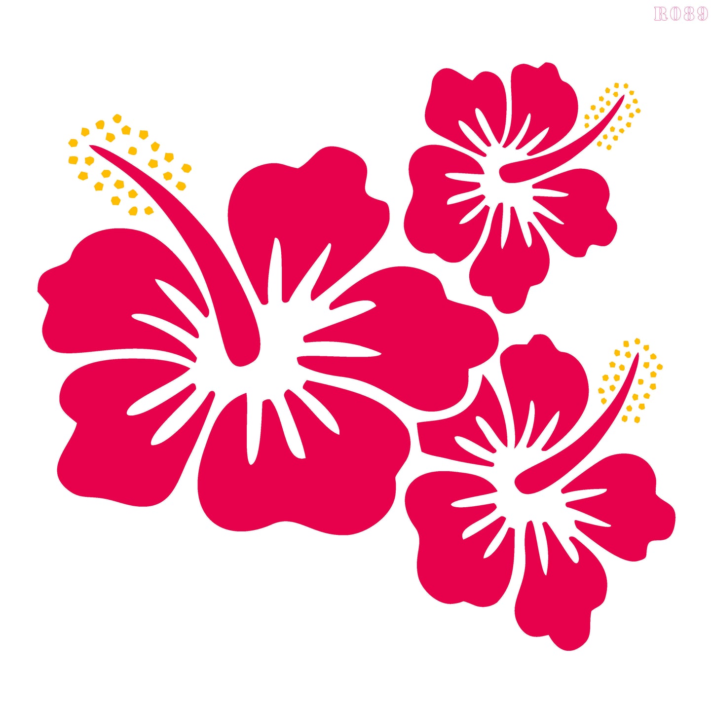 MaxxxMart - Flowers Wall Stencils-1 (Inches)