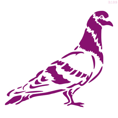 MaxxxMart - Pigeons Wall Stencils (Inches)
