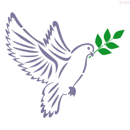 MaxxxMart - Pigeons Wall Stencils (Inches)