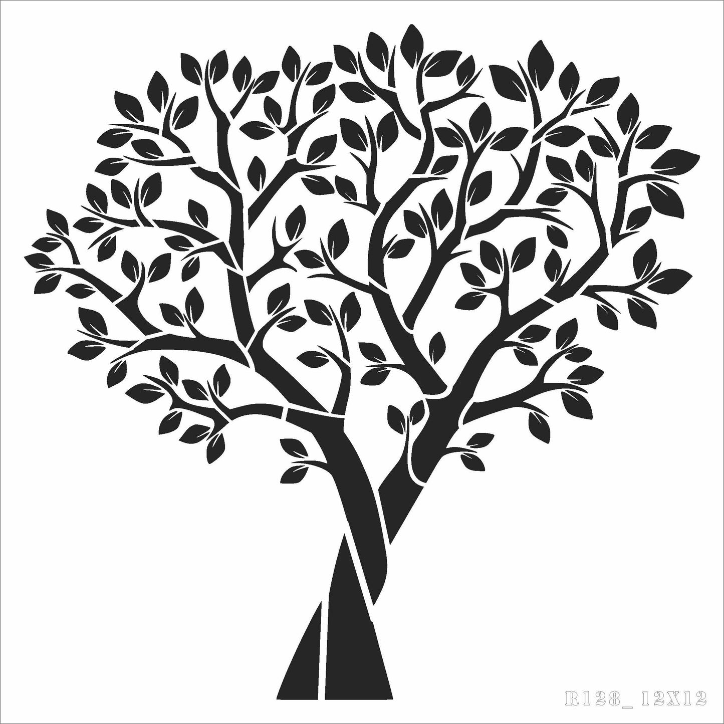 MaxxxMart - Trees wall Stencil-2 (Inches)