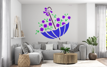 MaxxxMart - Street Corner, Valentine Design, Blooms Garden, Fish Duo Wall stencil (Inches)
