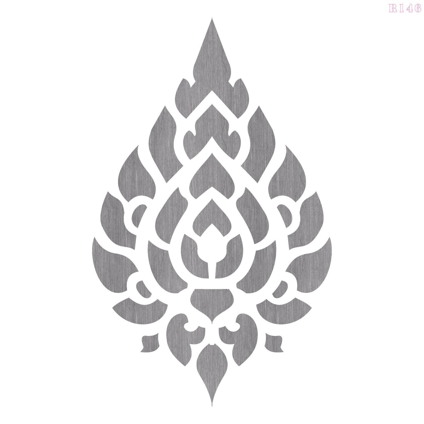 Maxxxmart - Classic Rose, Heritage Teardrop, Paisley,  Dandelion Burst Wall Stencil(Inches)