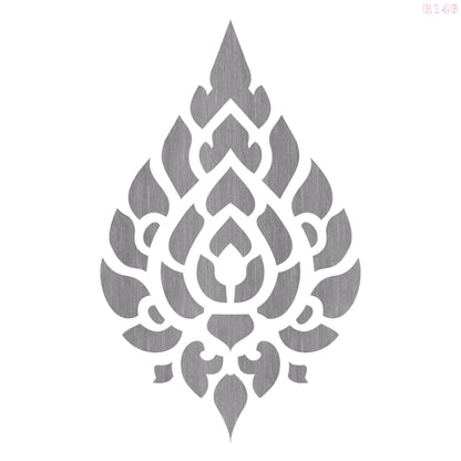 Maxxxmart - Classic Rose, Heritage Teardrop, Paisley,  Dandelion Burst Wall Stencil(Inches)