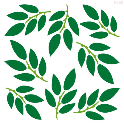 MaxxxMart - Leaf Wall Stencil (Inches)