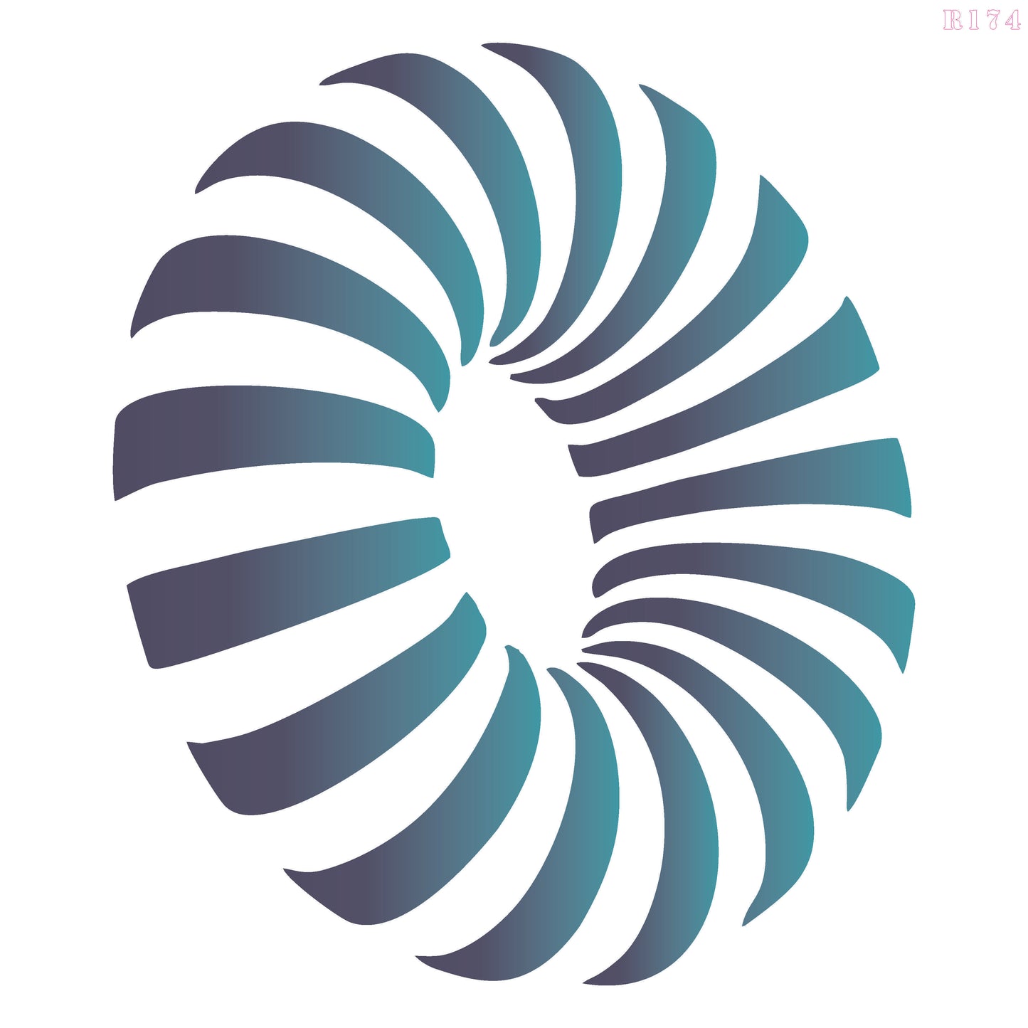 MaxxxMart - Wall pattern Stencil -2 (Inches)