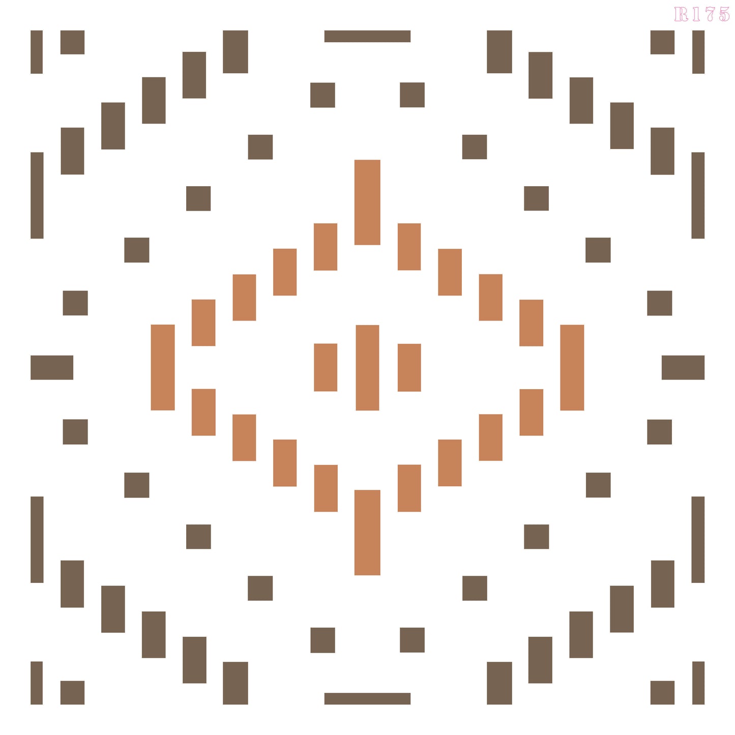 MaxxxMart - Wall pattern Stencil -3 (Inches)