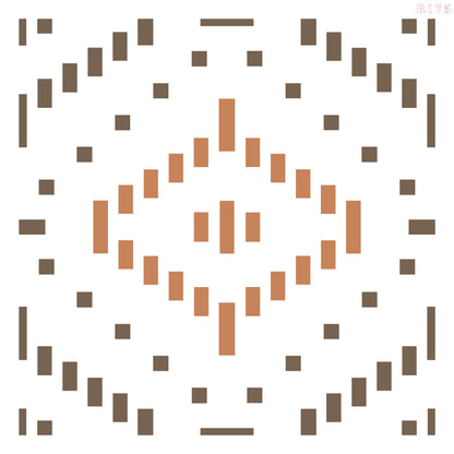 MaxxxMart - Wall pattern Stencil -3 (Inches)