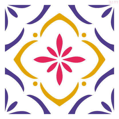 MaxxxMart - Wall pattern Stencil -3 (Inches)