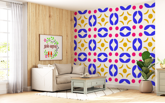 MaxxxMart - Wall pattern Stencil -4 (Inches)
