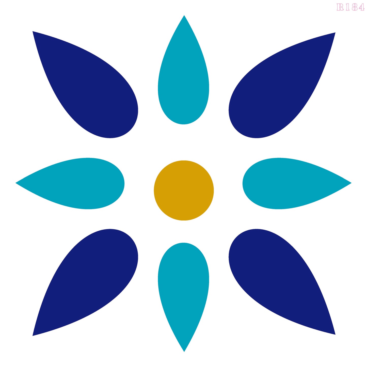 MaxxxMart - Wall pattern Stencil -4 (Inches)