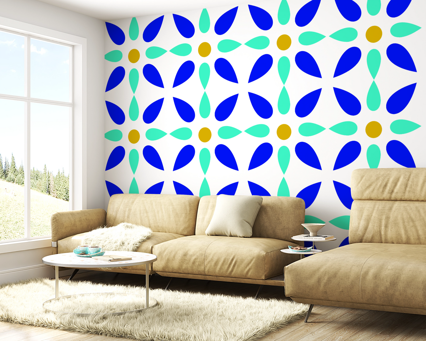 MaxxxMart - Wall pattern Stencil -4 (Inches)