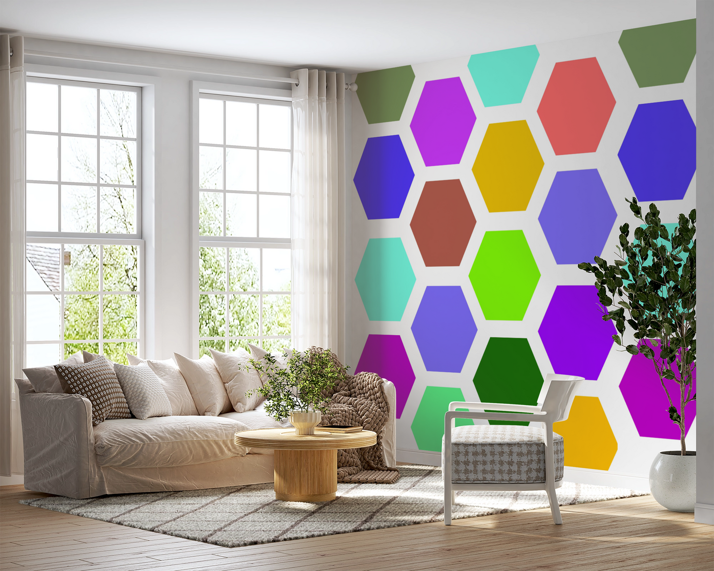 MaxxxMart - Wall pattern Stencil -5 (Inches)