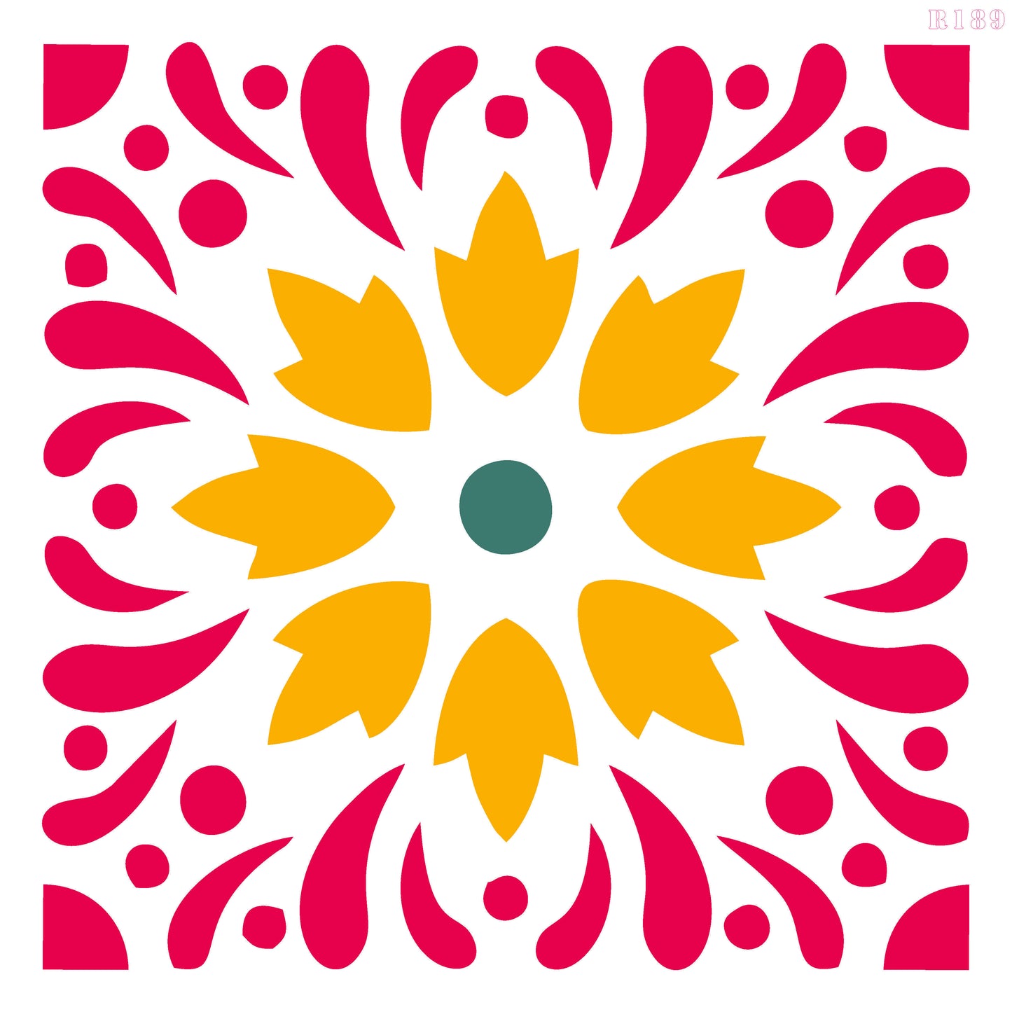 MaxxxMart - Wall pattern Stencil -5 (Inches)