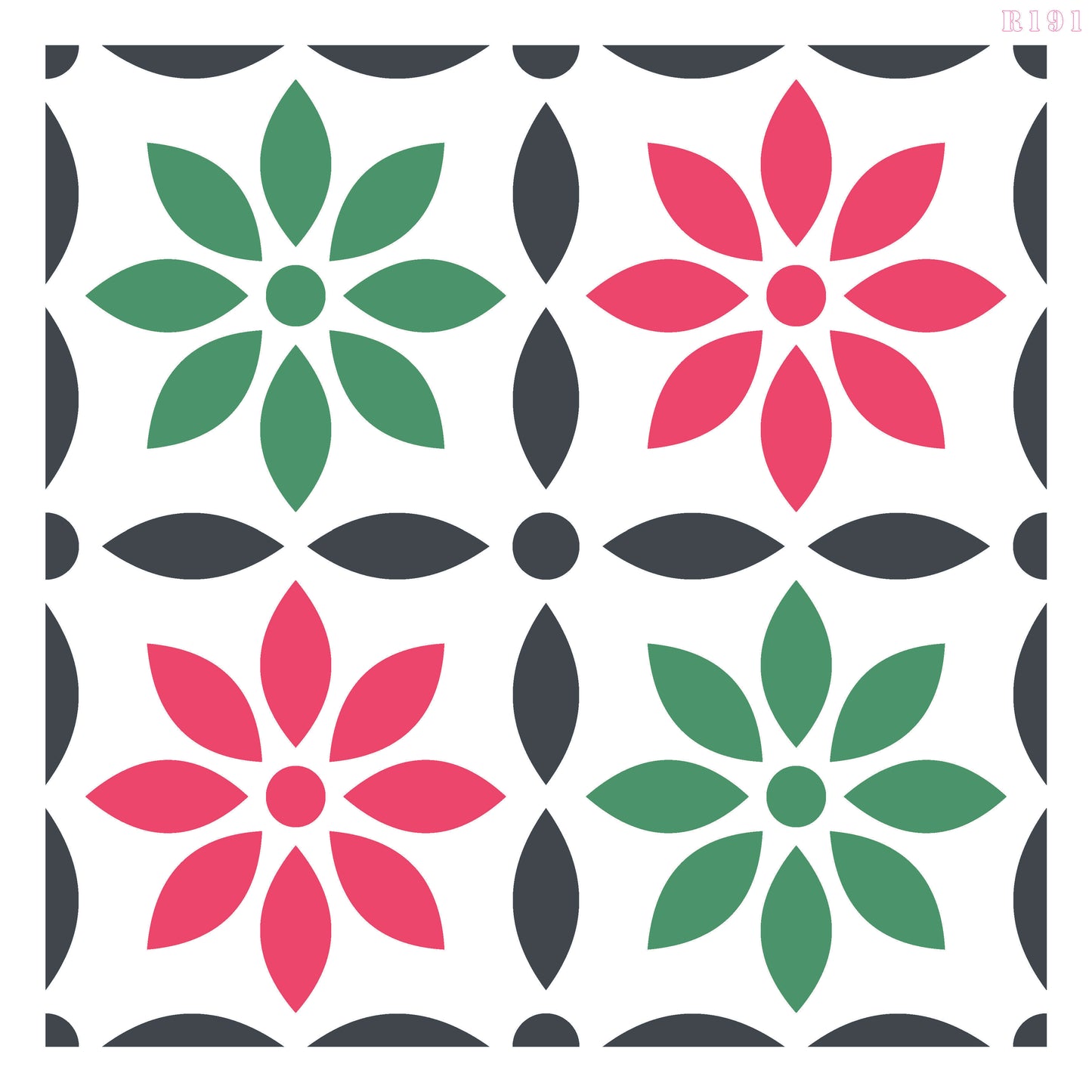 MaxxxMart - Wall pattern Stencil -6(Inches)