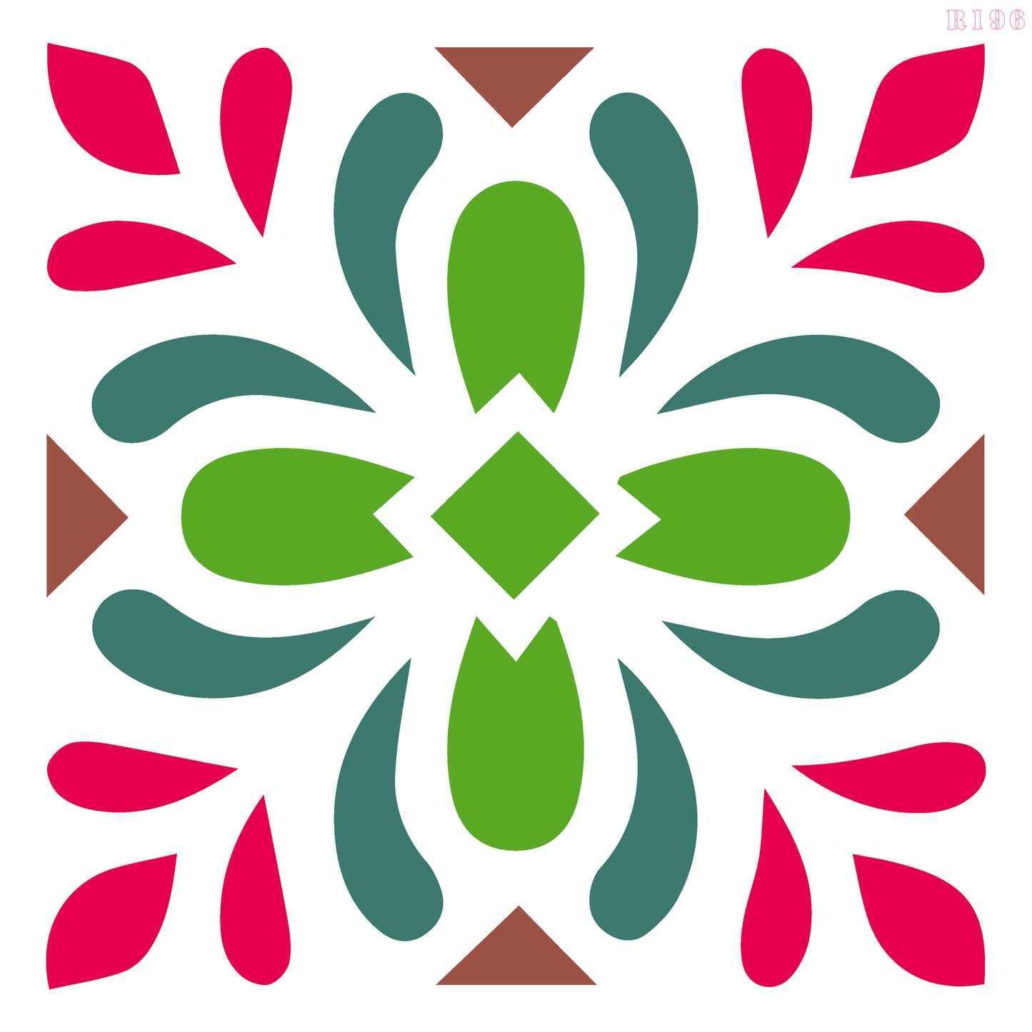 MaxxxMart - Wall pattern Stencil -7 (Inches)