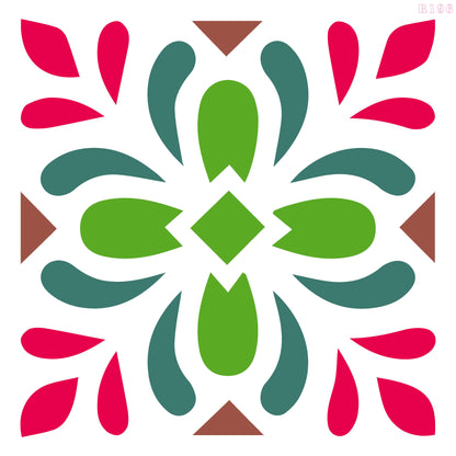 MaxxxMart - Wall pattern Stencil -7 (Inches)