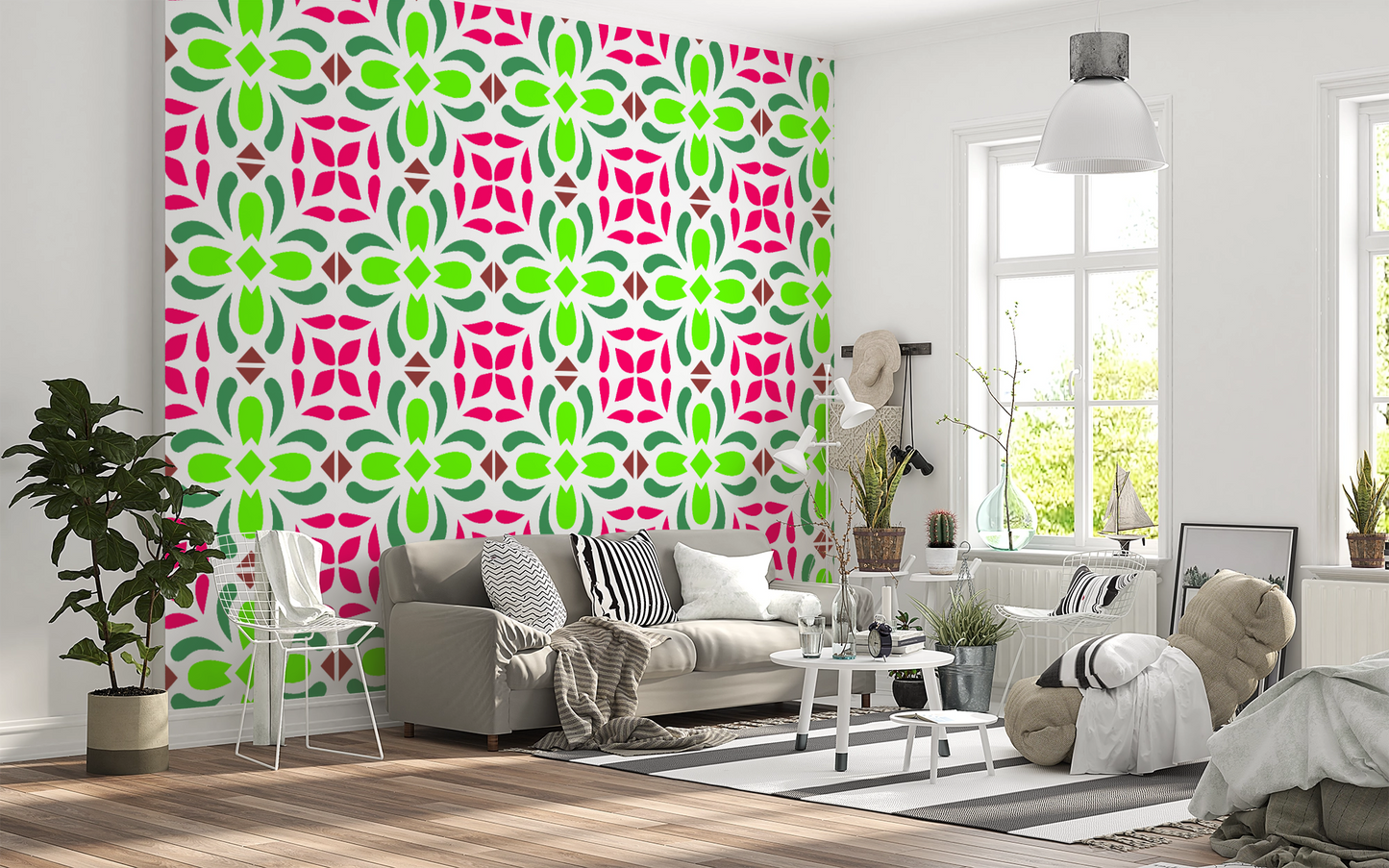 MaxxxMart - Wall pattern Stencil -7 (Inches)