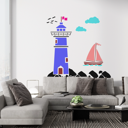 Maxxxmart - Multi Theme Craft Wall Stencil Collection (Inches)