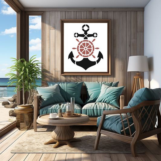 Maxxxmart - Multi Theme Craft Wall Stencil Collection (Inches)