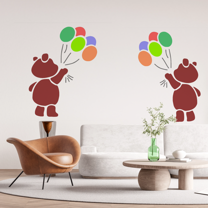 Maxxxmart - Bear Wall Stencil
