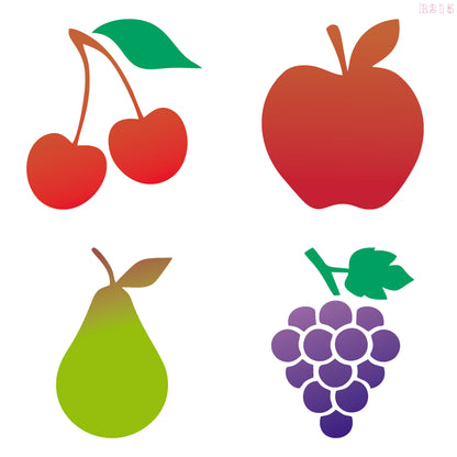 MaxxxMart - Fruits Wall Stencil