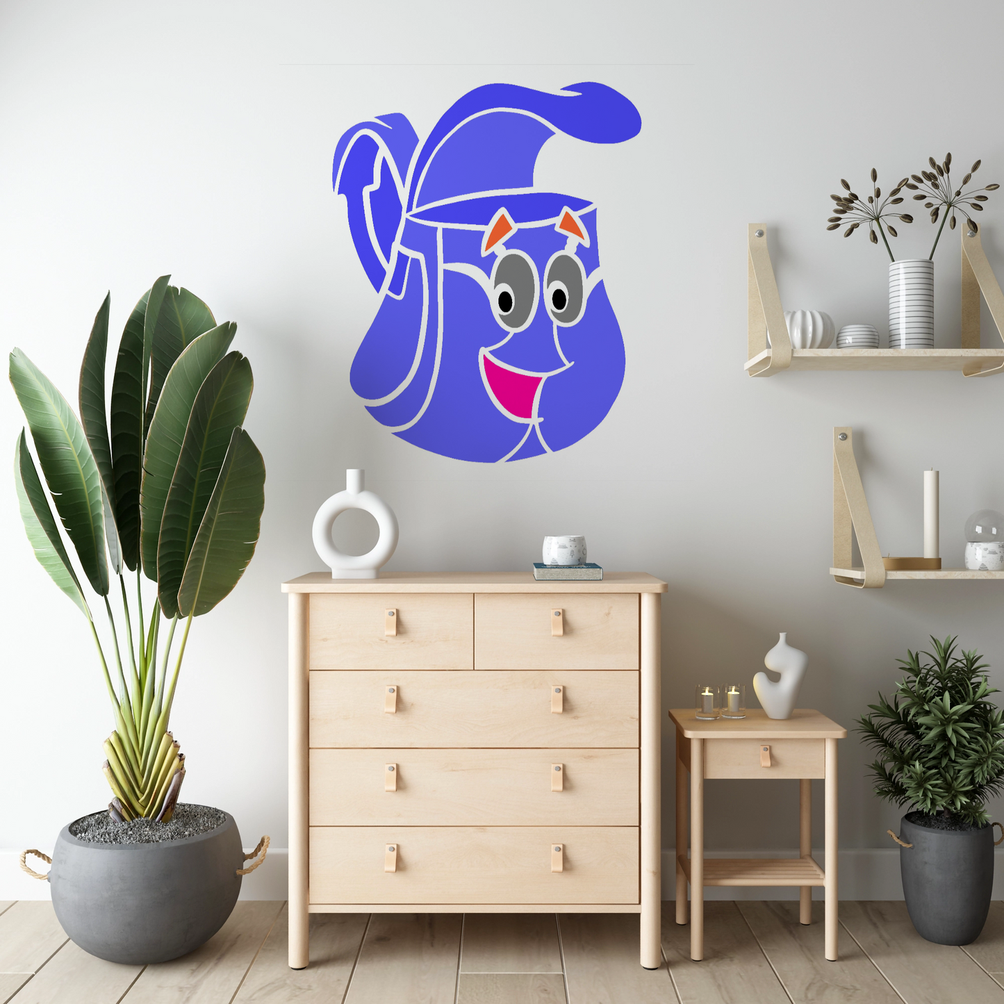 MaxxxMart - Dora And Boots Pack-1 Wall Stencil (Inches)