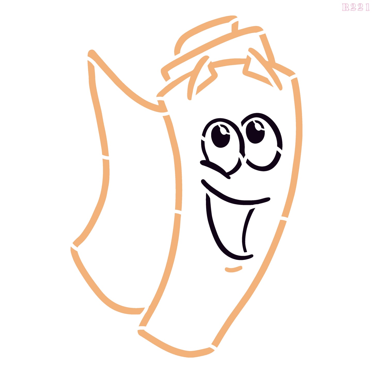 MaxxxMart - Dora And Boots Pack-1 Wall Stencil (Inches)