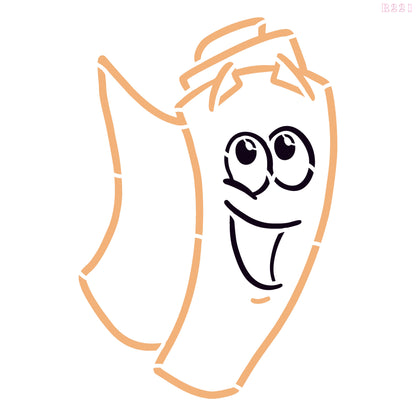 MaxxxMart - Dora And Boots Pack-1 Wall Stencil (Inches)