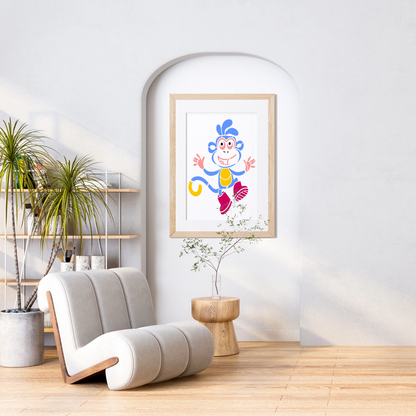 MaxxxMart - Dora And Boots Pack-1 Wall Stencil (Inches)